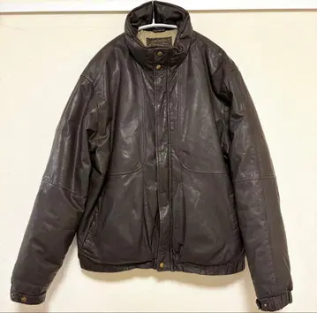80s 90s Eddie Bauer 에디 바우어 가죽 다운