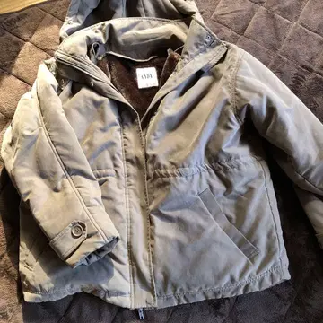 GYDA 플리스 라이닝 카키 다운 자켓