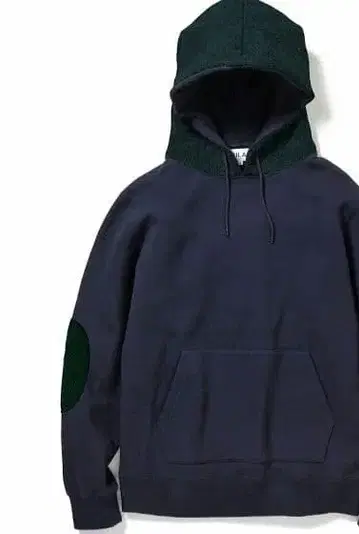 796 SILAS HARRIS TWEED PANEL SWEATHOODIE