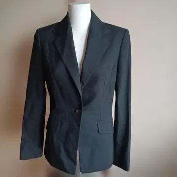 INDIVI 블랙 테일러드 자켓 36