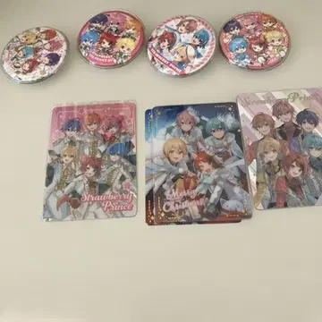 스토푸리 올팬 리스너분들을 위한 캔뱃지와 클리어 카드 세트