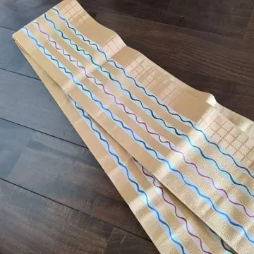 순수 실크 세련된 반폭 오비 리버서블