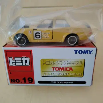 토미카 이벤트 모델 파랑 로고 TOMY No.19 미쓰비시 랜서 터보