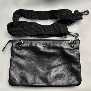 Ultima TOKYO 울티마 숄더백 사선 클러치 블랙 가죽