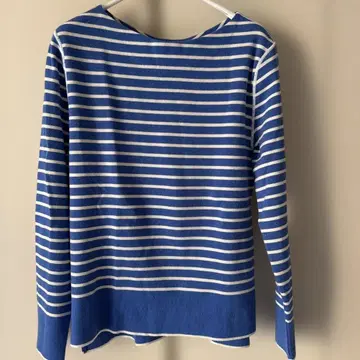 MACPHEE 보더 니트 블루