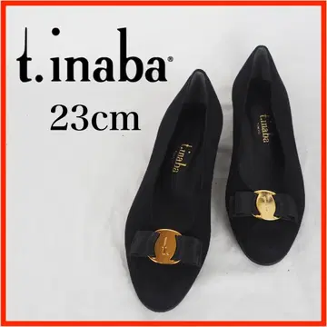 O7308*t.inaba*펌프스*23cm*블랙
