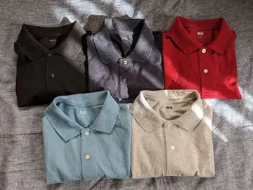 유니클로 피케 셔츠 5장 드라이 카노코 피케 셔츠