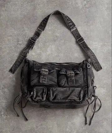 ADRER 빈티지 데님 숄더백