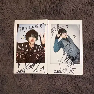 부엉이 FUKURO 밴딩 유타라 폴라로이드 2장 세트