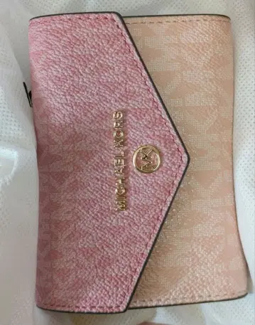 MICHAEL KORS 핑크 3단 폴더형 키케이스