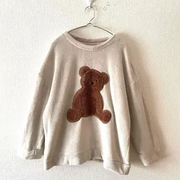 [지유] 룸웨어 곰 마쉬멜로우 느낌 보들보들 크루넥 M