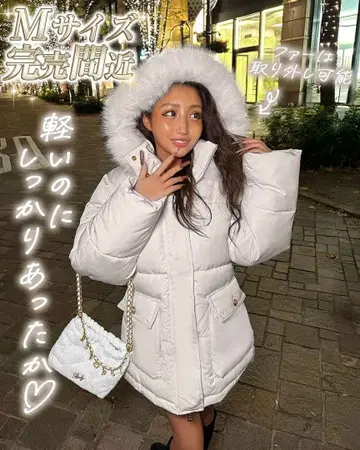 퍼 달린 다운 자켓