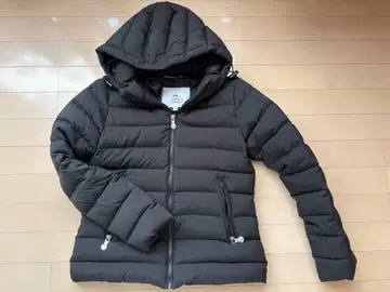 PYRENEX 후드 부착 다운 자켓 36 블랙