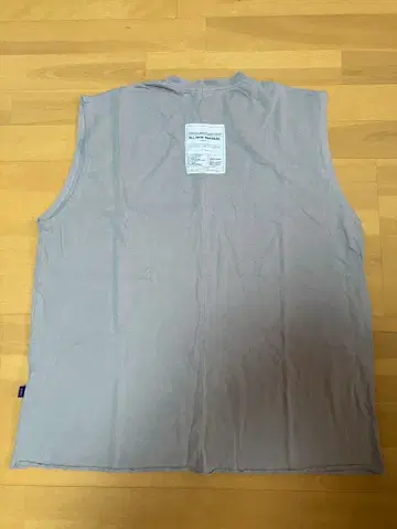 MASSNOUN 오버 사이즈 탱크탑 그레이