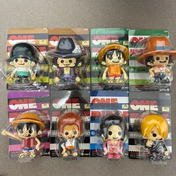 빵송 웍스 원피스 피규어 세트 8개