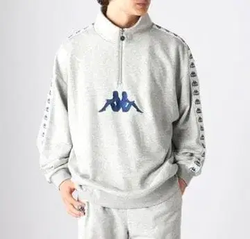 KAPPA 맨투맨 반다하프 ZIP