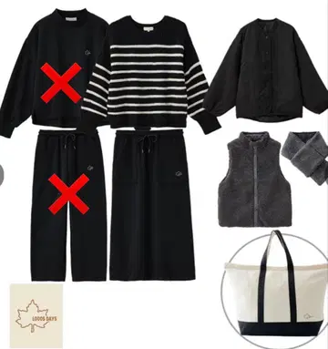 시마무라 LOGOS DAYS 해피백 블랙