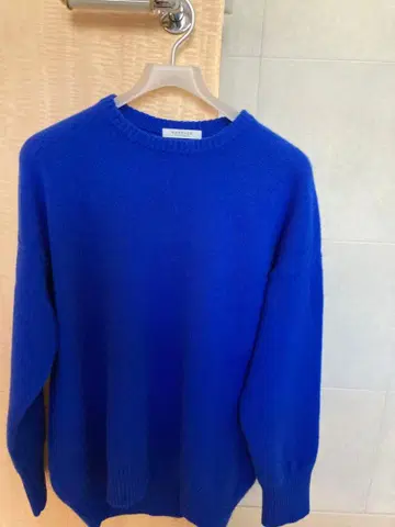 맥피 크루넥 풀오버 블루