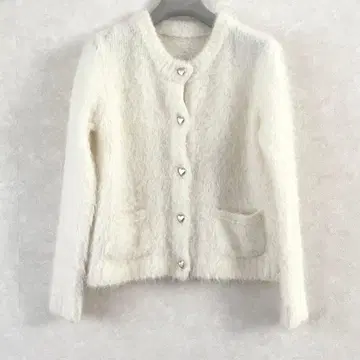 2025년 겨울 복슬복슬 화이트 가디건