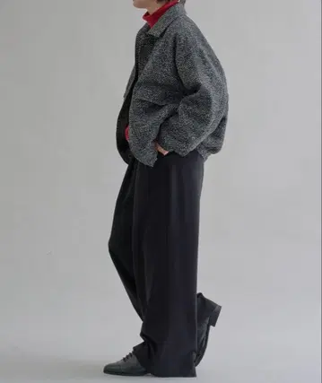 epnok 울라이크 숏 블루종 M 블랙/화이트