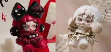 [ 한정품 세트 ] SKULLPANDA 봉제 인형 2체 세트