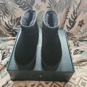 EMU Australia 블랙 어그 부츠 24cm