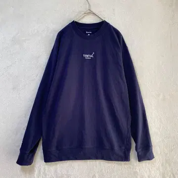 TENTIAL/맨투맨 트레이닝복 파자마 상의/네이비/M
