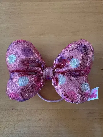 디즈니 미니 머리끈 핑크