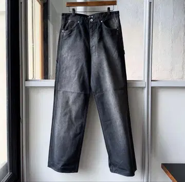 [ 사이즈 3 블랙 즉시 발송 ] auralee 25aw 페인터 팬츠