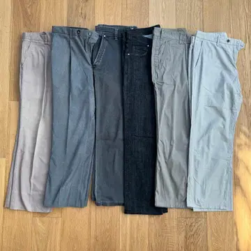 INTERMEZZO 남성용 슬랙스 데님 6세트