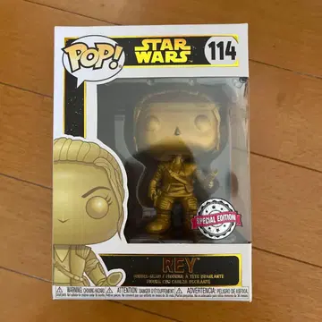 특별판 STAR WARS Rey 골드 피규어 114
