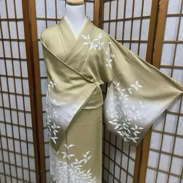 순수 실크 츠케사게 [ 잎 무늬 열매 ]