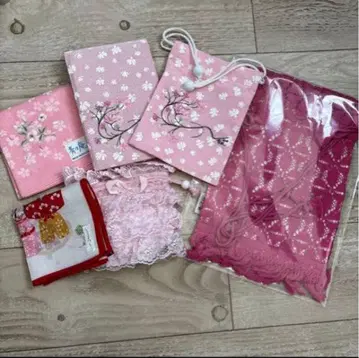 [연말연시 특별 가격] 부송암 레이스 복조리 핑크 봄 색상 세트 일본제