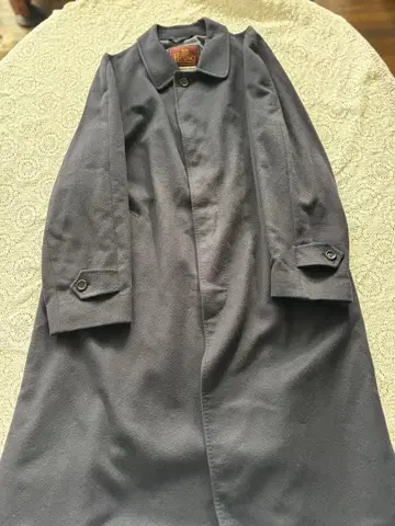 신년 Herno 캐시미어 스텐카라 코트 네이비