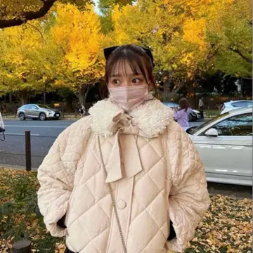 epine 퀼팅 다운 코트 숏