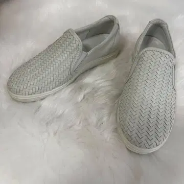 에코 슬립온 뜨개질 신발 스니커즈 가죽 22.5cm