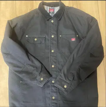 WRANGLER (랭글러) 블랙 자켓 코튼 커버올
