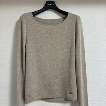 폭시 그레이스 울 스웨터 내추럴 사이즈 38