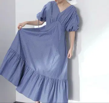 스트라이프 원피스