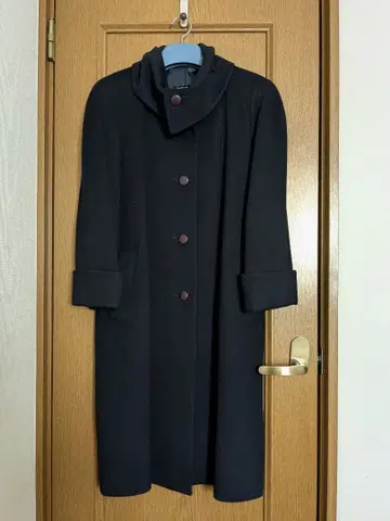 BELTA BUONO 캐시미어 100% 롱 코트 블랙