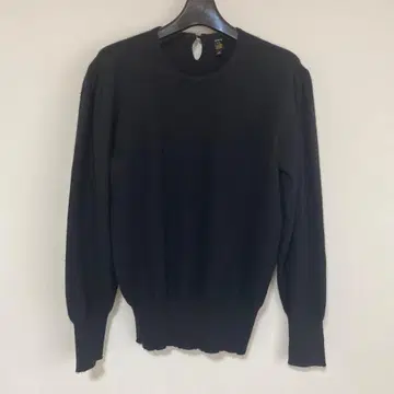 미모모다 캐시미어 100% 니트 스웨터 40 블랙 가을/겨울 DMW