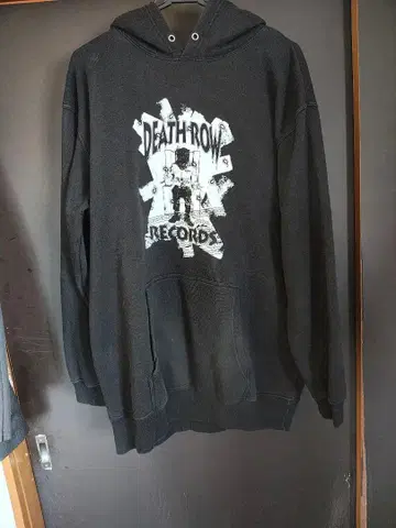 DEATH ROW RECORDS 블랙 후드티 2XL