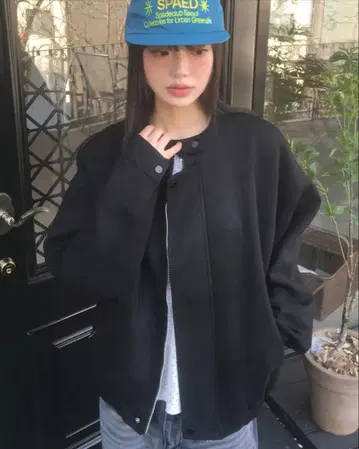 wonderwonder 무브 스웨이드 블루종 자켓 점퍼