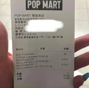 SKULLPANDA 쿠로미