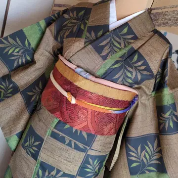 3세트 나고야 오비, 오비 장식 천, 허리띠 순수 실크