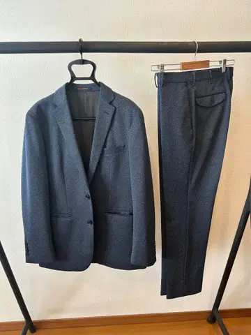 남성용 캐주얼 수트 라이트 네이비