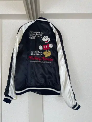 미키마우스 새틴 자켓 L 사이즈