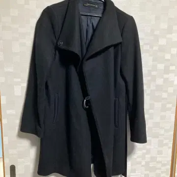 ZARA WOMAN 블랙 피코트 M 사이즈