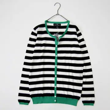 [미사용 새상품] 브릴리언트 빌드 보더 가디건 M사이즈