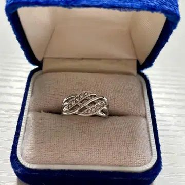 실버 다이아몬드풍 스톤 반지 유품 정리 1226-a10